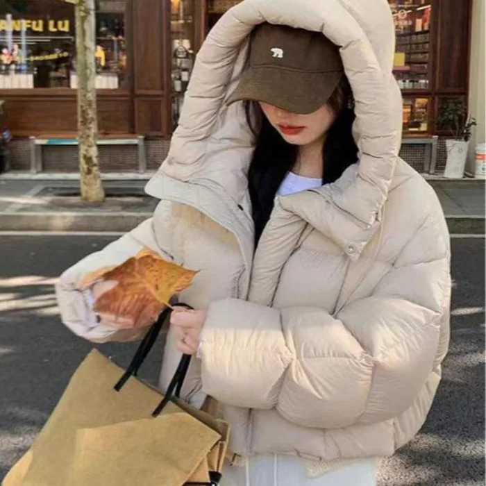 FRAYA LAB Trendy American Sle Women's ort Cotton Coat with Hood Winter Faion Small Size Design Sense Bread Clothes
FRAYA LAB Trendy American Sle Women's ort Cotton Coat with Hood Winter Faion Small Size Design Sense Bread Clothes