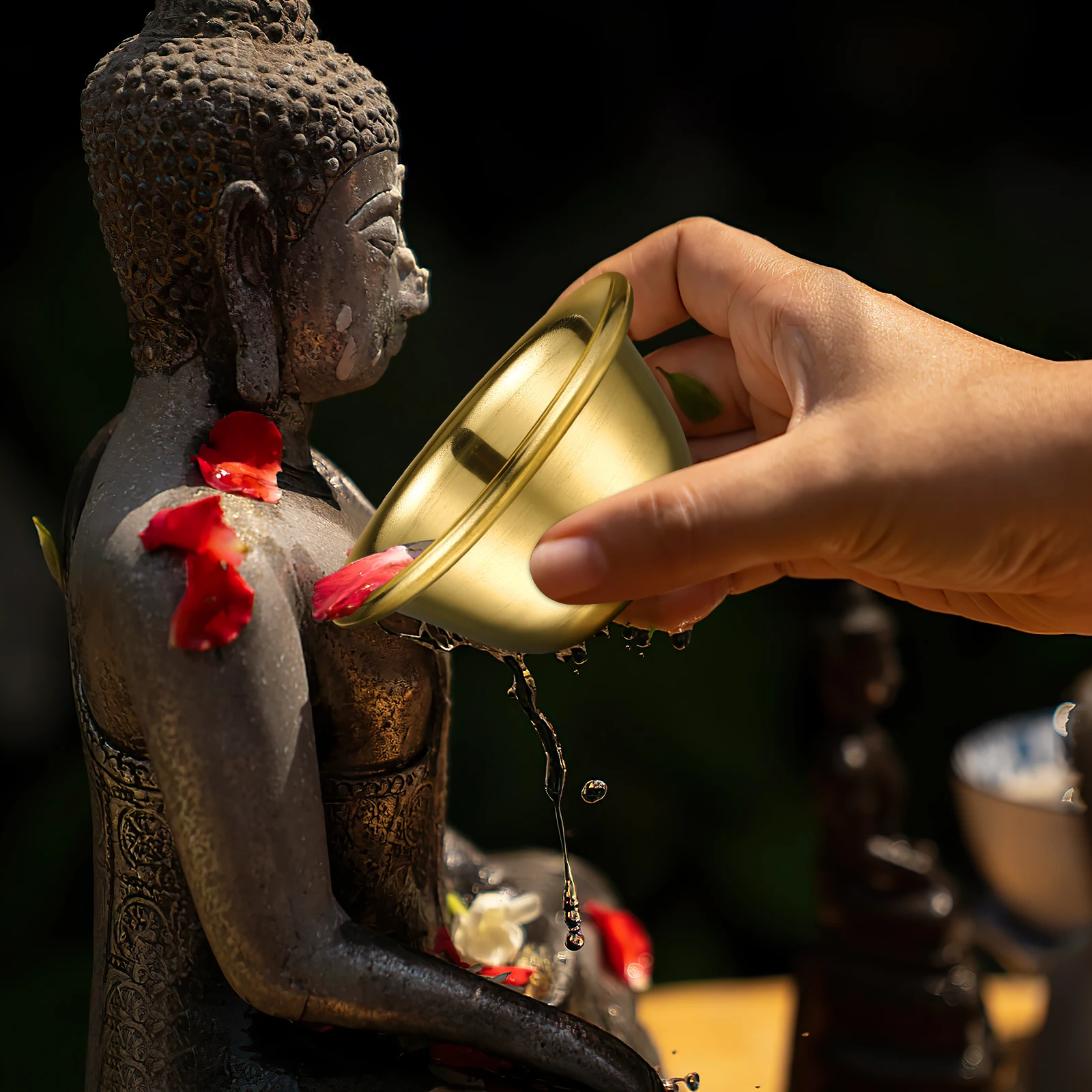 7pcs Buddha Offering Bowl Set Ritual Cup Temple Holder Yoga Supplies Copper Brass Accessories Glass
7pcs Buddha Offering Bowl Set Ritual Cup Temple Holder Yoga Supplies Copper Brass Accessories Glass