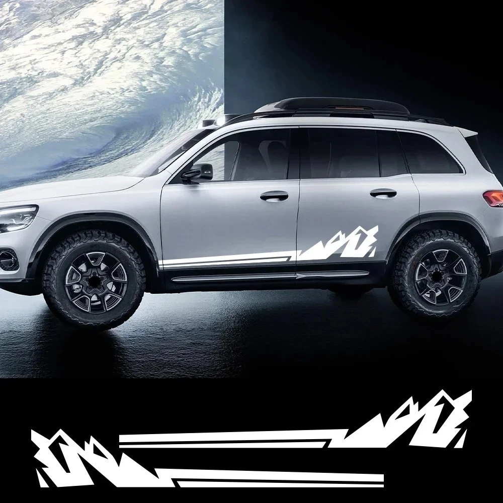 2PCS Car Side Door Striped Stickers Mountain Pattern Vinyl Decals Self-adhesive Auto Body Styling Decoration Sticker Accessories
2PCS Car Side Door Striped Stickers Mountain Pattern Vinyl Decals Self-adhesive Auto Body Styling Decoration Sticker Accessories