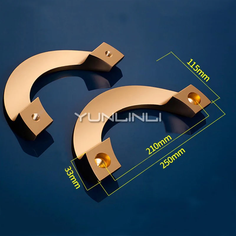 Semi-circular Modern Frameless Glass Door Handle Stainless Steel Sliding Glass Door Wooden Door Handle
Semi-circular Modern Frameless Glass Door Handle Stainless Steel Sliding Glass Door Wooden Door Handle