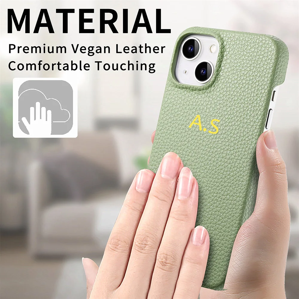 Personalise Name Letters Leather Phone Case For iPhone 15pro 14 13 12 11 Pro X XS Max XR Luxury Plain Back Cover
Personalise Name Letters Leather Phone Case For iPhone 15pro 14 13 12 11 Pro X XS Max XR Luxury Plain Back Cover