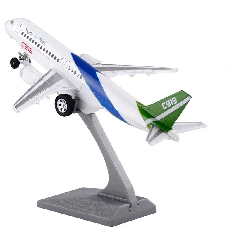 Модель самолета C919, крупногабаритный гражданский самолет, со звуком и светом, отскакивающий, игрушка для детей, с откатным механизмом, литая под давлением
Модель самолета C919, крупногабаритный гражданский самолет, со звуком и светом, отскакивающий, игрушка для детей, с откатным механизмом, литая под давлением