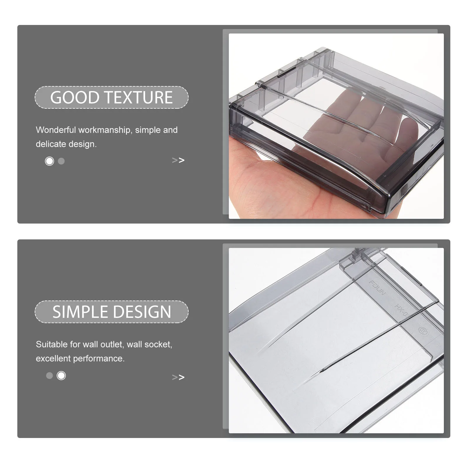 Waterproof Socket Protective Cover Black Sliding Outdoor Adhesive Outlet Cover Wall Switch Bathroom Use Plastic Durability
Waterproof Socket Protective Cover Black Sliding Outdoor Adhesive Outlet Cover Wall Switch Bathroom Use Plastic Durability