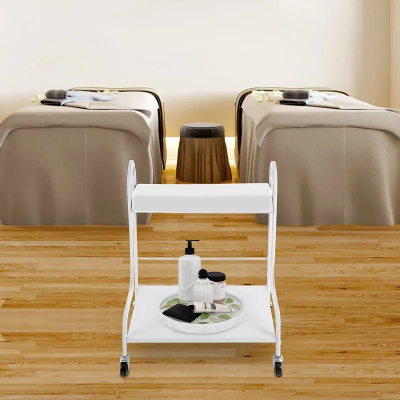 Nail or Foot Bath Spa Portable Trolley Cart, Trolley for Foot Bath, Manicure Foot Rest with Wheels Black/White
Nail or Foot Bath Spa Portable Trolley Cart, Trolley for Foot Bath, Manicure Foot Rest with Wheels Black/White