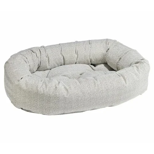 Taupe Herringbone Microvelvet Donut Pet Dog Bed
Taupe Herringbone Microvelvet Donut Pet Dog Bed