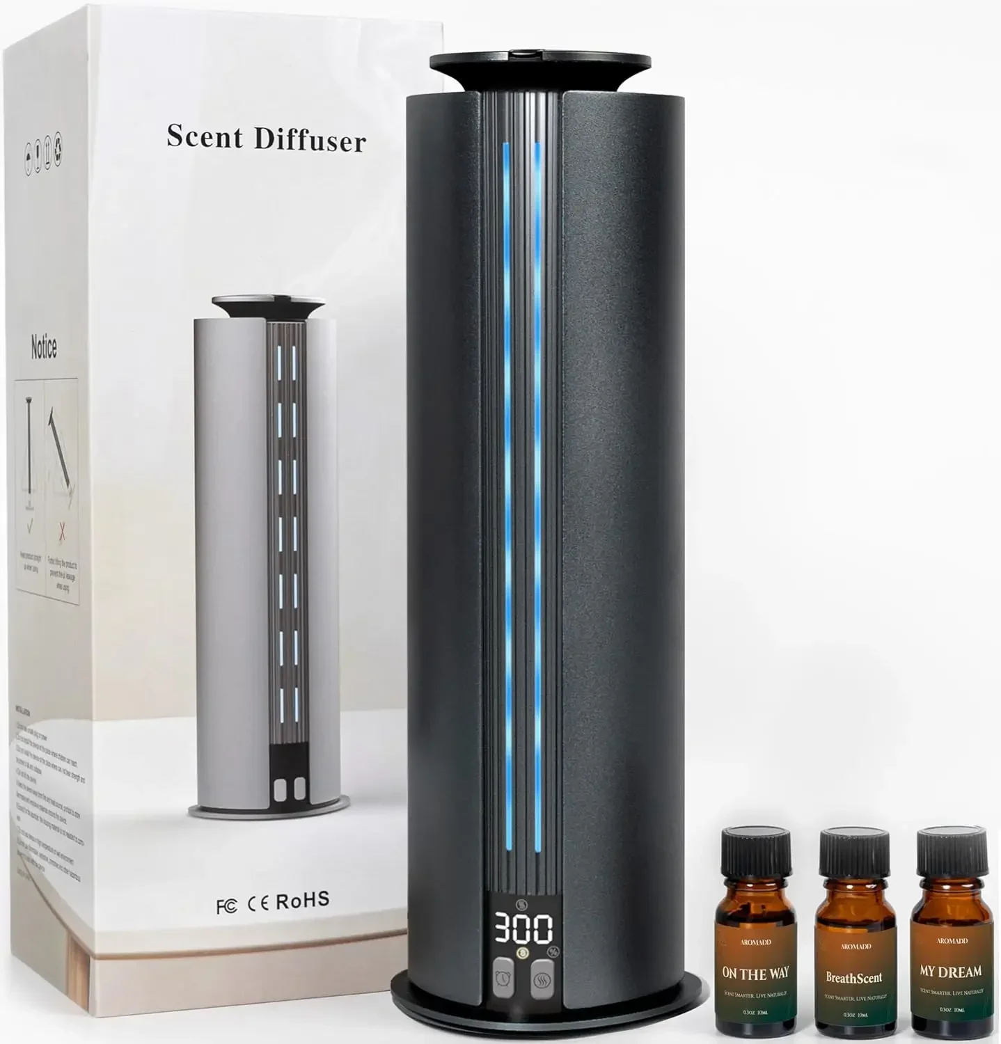 1800 Sq Ft Waterless Diffuser, 100ml Hotel Collection Diffuser Scent Air Machine for Home Cold Air Essential Oil Diffuser
1800 Sq Ft Waterless Diffuser, 100ml Hotel Collection Diffuser Scent Air Machine for Home Cold Air Essential Oil Diffuser