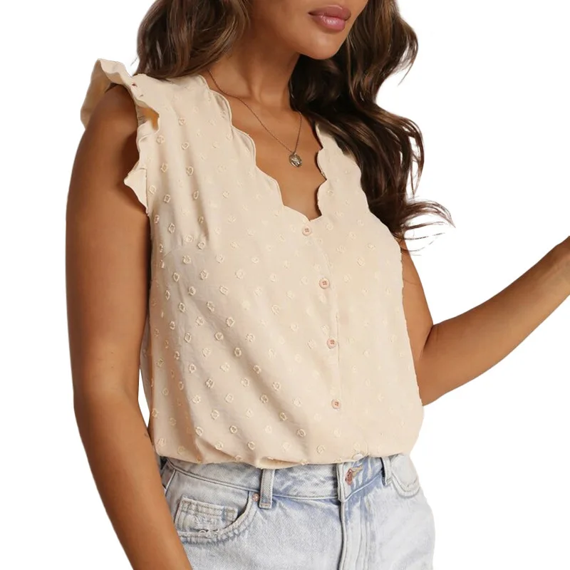 Women's Blouse 2026 Summer New Arrival Casual V-Neck Blouse Flying Short Sleeve Loose Shirt Commute Outfits Elegant Shirts Tops
Women's Blouse 2026 Summer New Arrival Casual V-Neck Blouse Flying Short Sleeve Loose Shirt Commute Outfits Elegant Shirts Tops