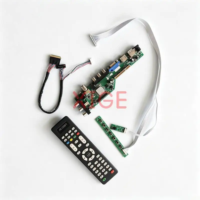 Controller Board Fit LP156WH8 LP156WH3 LP156WH2 LP156WH4 DVB/USB/AV/VGA/HDMI 1366*768 Laptop Panel 1366x768 LVDS-40 Pin DIY Kit
Controller Board Fit LP156WH8 LP156WH3 LP156WH2 LP156WH4 DVB/USB/AV/VGA/HDMI 1366*768 Laptop Panel 1366x768 LVDS-40 Pin DIY Kit