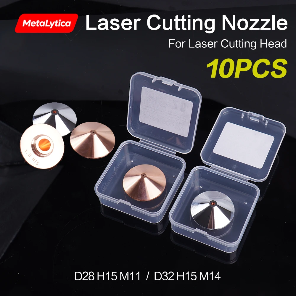Laser cutting nozzle D32mm M14 H15 Single/Double Layer 1.5mm 2.0mm 2.5mm for Raytools WSX Bodor Fiber Cutting Machine Parts
Laser cutting nozzle D32mm M14 H15 Single/Double Layer 1.5mm 2.0mm 2.5mm for Raytools WSX Bodor Fiber Cutting Machine Parts