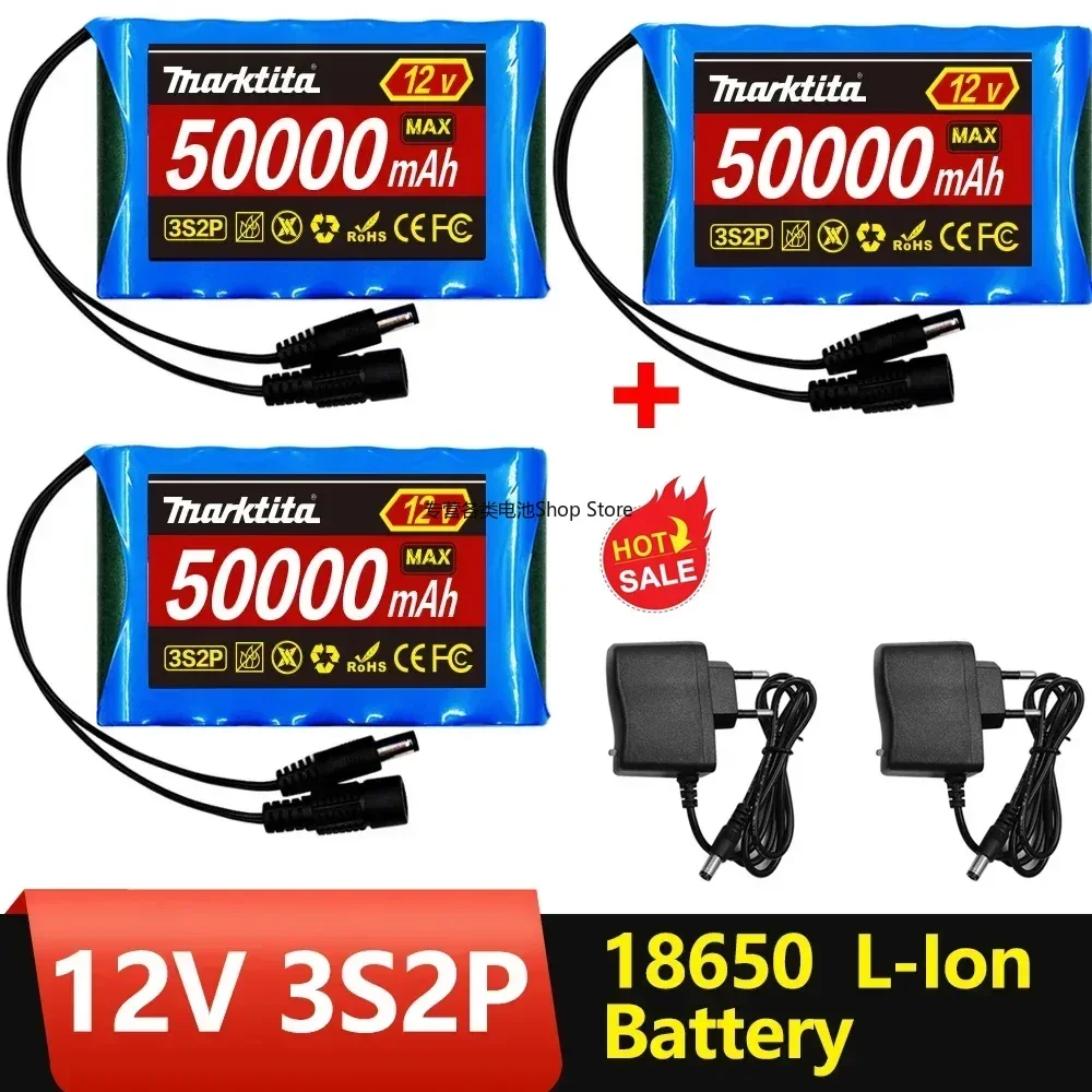 Original NEW Portable Super 12V 50000mah Battery Rechargeable Lithium Ion Battery Pack Capacity DC 12.6v 50Ah CCTV Cam Monitor
Original NEW Portable Super 12V 50000mah Battery Rechargeable Lithium Ion Battery Pack Capacity DC 12.6v 50Ah CCTV Cam Monitor