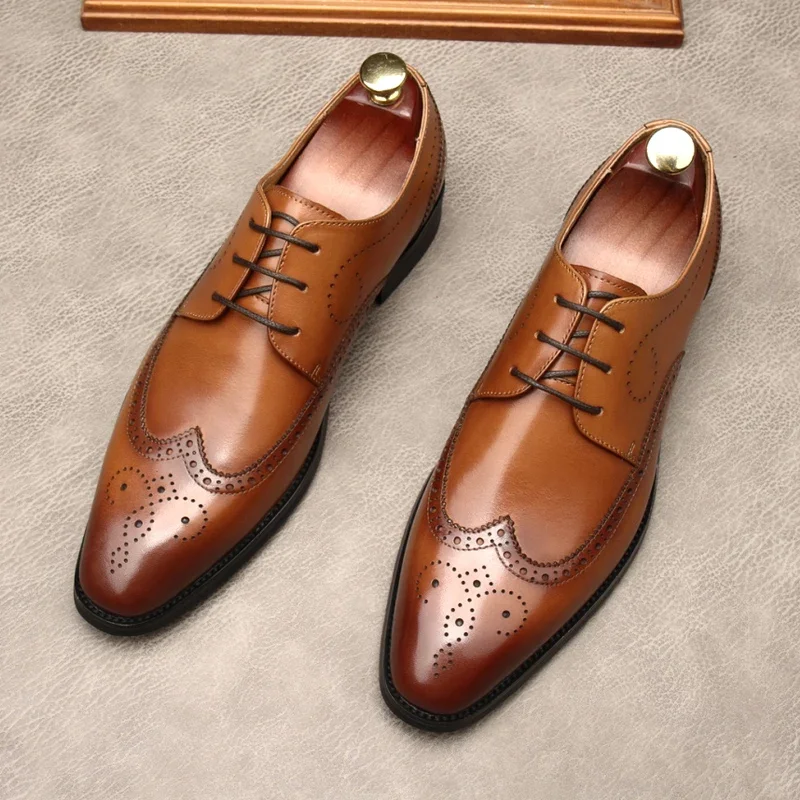Large Size EUR45 Black / Coffee/ Brown Mens Dress Shoes Genuine Leather Oxfords Mens Formal Wedding Shoes
Large Size EUR45 Black / Coffee/ Brown Mens Dress Shoes Genuine Leather Oxfords Mens Formal Wedding Shoes