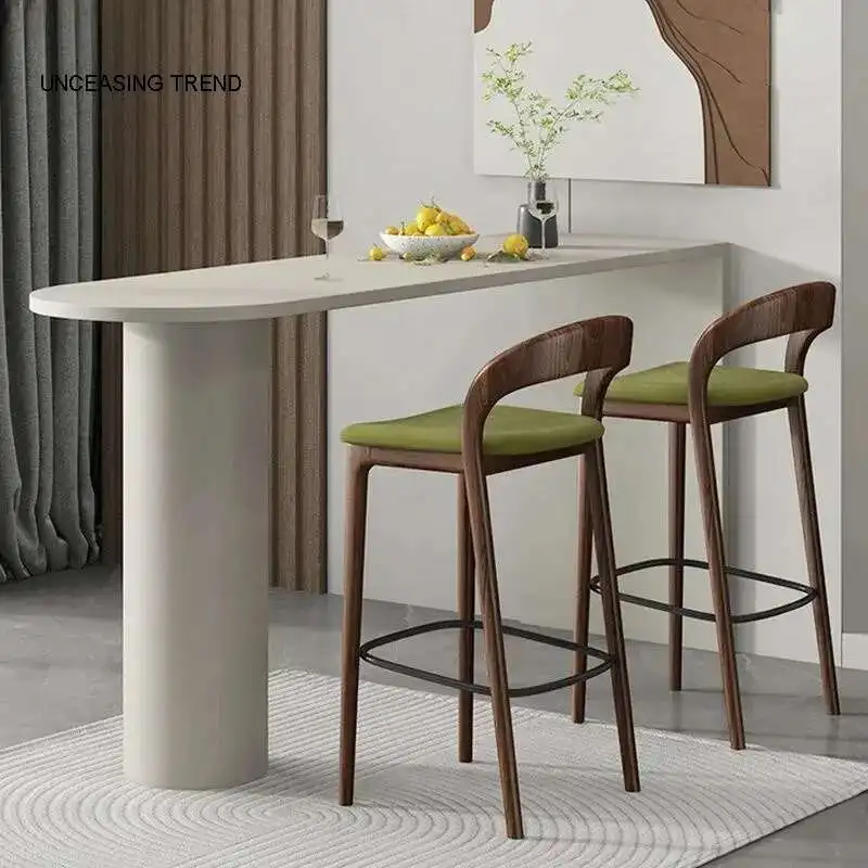 Wooden Modern Nordic Bar Stools Restaurant Luxury Vanity Retro Bar Stool Kitchen Outdoor High Chair Taburete Cocina Furniture
Wooden Modern Nordic Bar Stools Restaurant Luxury Vanity Retro Bar Stool Kitchen Outdoor High Chair Taburete Cocina Furniture