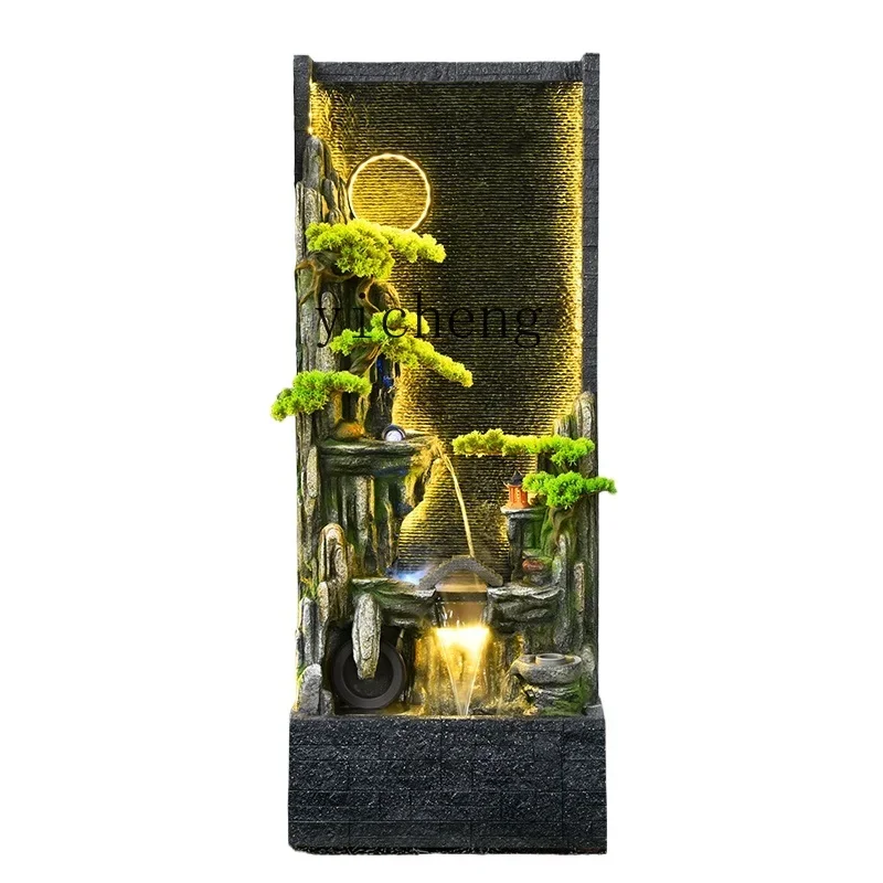 TQH large rockery water curtain wall running water partition screen living room club background wall courtyard landscaping
TQH large rockery water curtain wall running water partition screen living room club background wall courtyard landscaping