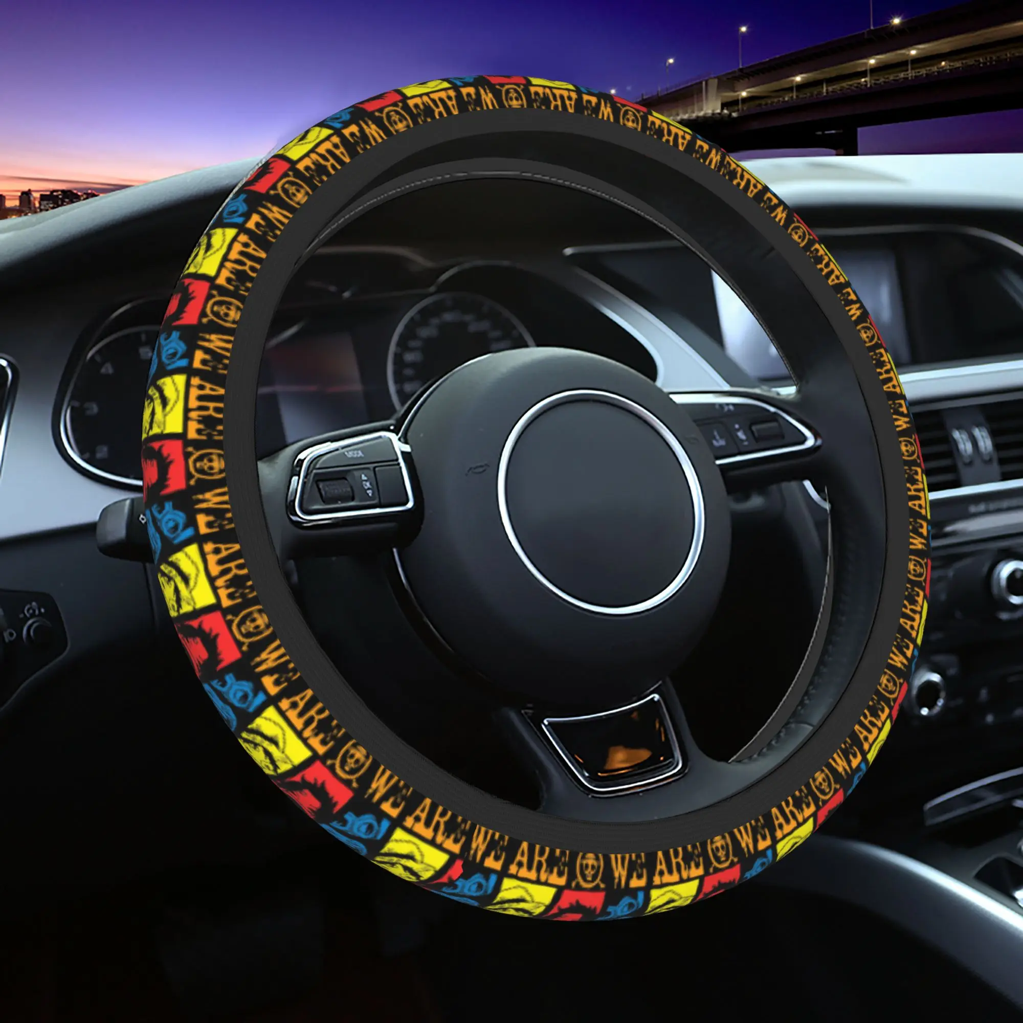 Brotherhood Luffy Sabo Ace Car Steering Wheel Cover 38cm Soft one piece Steering Wheel Protective Cover Car Accessories
Brotherhood Luffy Sabo Ace Car Steering Wheel Cover 38cm Soft one piece Steering Wheel Protective Cover Car Accessories