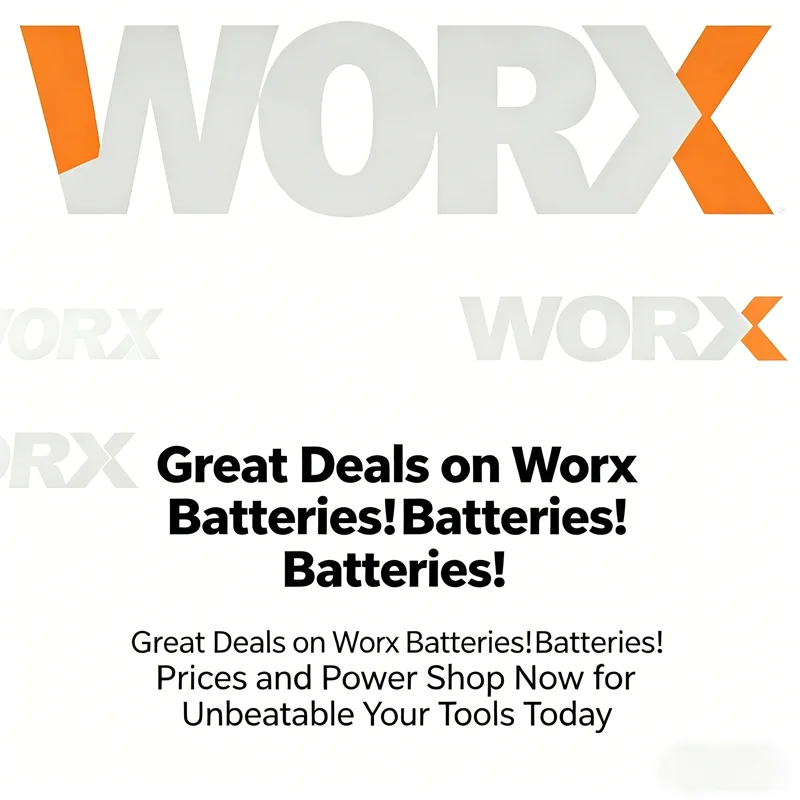Original WORX 20V 4.0Ah 6.0Ah 8.0Ah High Capacity Battery, Model WA3553 WA3551 WA3553.1 WA3570, for All WORX Electric Tools
Original WORX 20V 4.0Ah 6.0Ah 8.0Ah High Capacity Battery, Model WA3553 WA3551 WA3553.1 WA3570, for All WORX Electric Tools