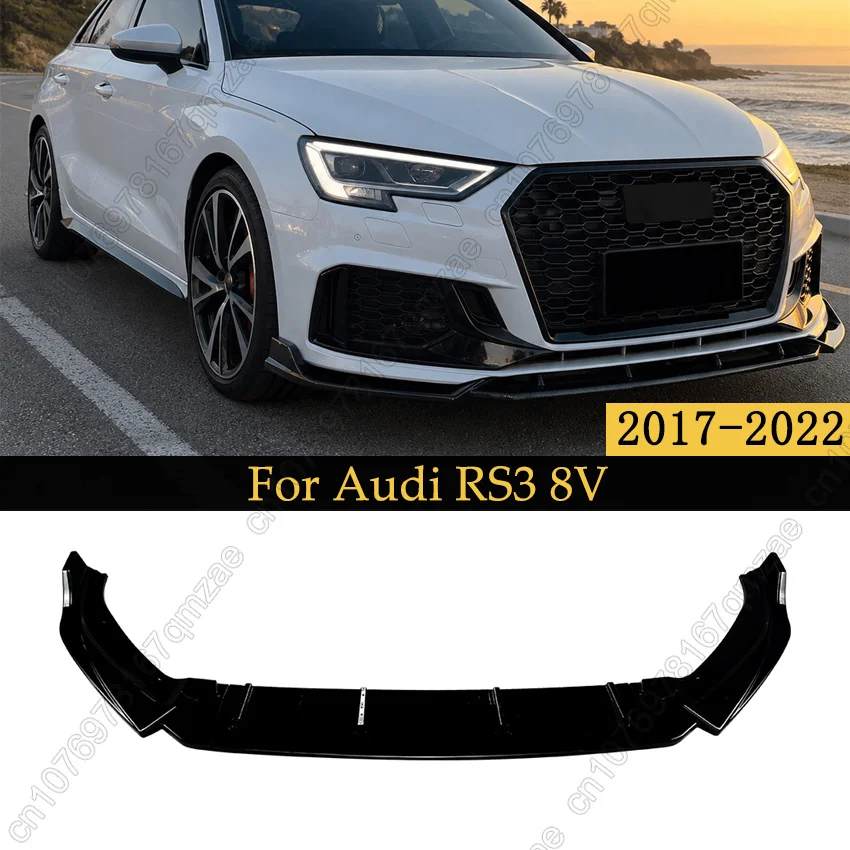 Fit For Audi RS3 8V 2017 2018 2019 2020 2021 2022 Gloss Black ABS Car Front Bumper Lip Spoiler Splitter Diffuser Canards Tuning
Fit For Audi RS3 8V 2017 2018 2019 2020 2021 2022 Gloss Black ABS Car Front Bumper Lip Spoiler Splitter Diffuser Canards Tuning