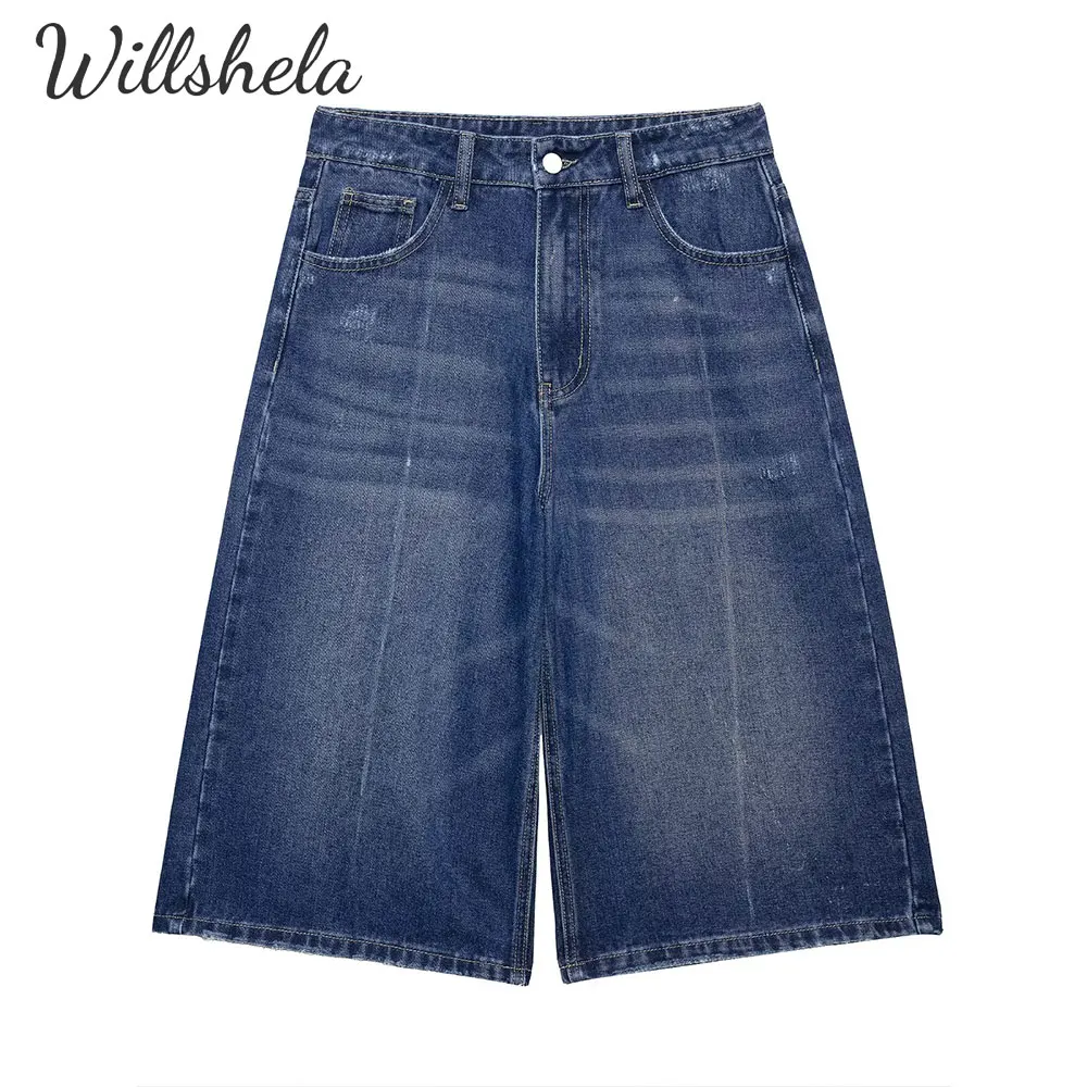 Willshela женские модные джинсовые шорты женские шикарные женские повседневные шорты средней длины
Willshela женские модные джинсовые шорты женские шикарные женские повседневные шорты средней длины
