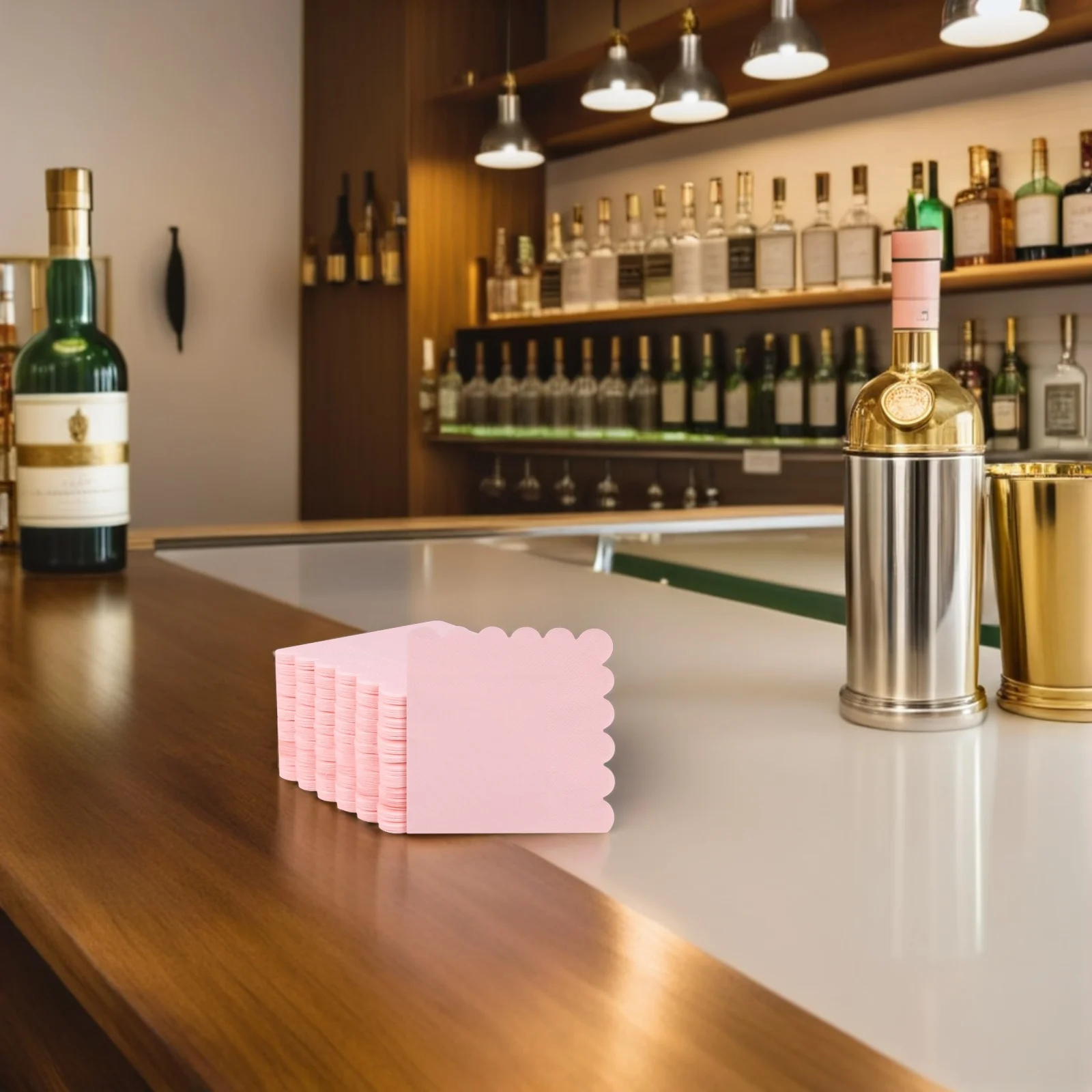 100pcs Pink Scalloped Edge Paper Disposable Dinner Napkins For Party Wedding Shower Bulk Fanfolded Table Napkins
100pcs Pink Scalloped Edge Paper Disposable Dinner Napkins For Party Wedding Shower Bulk Fanfolded Table Napkins
