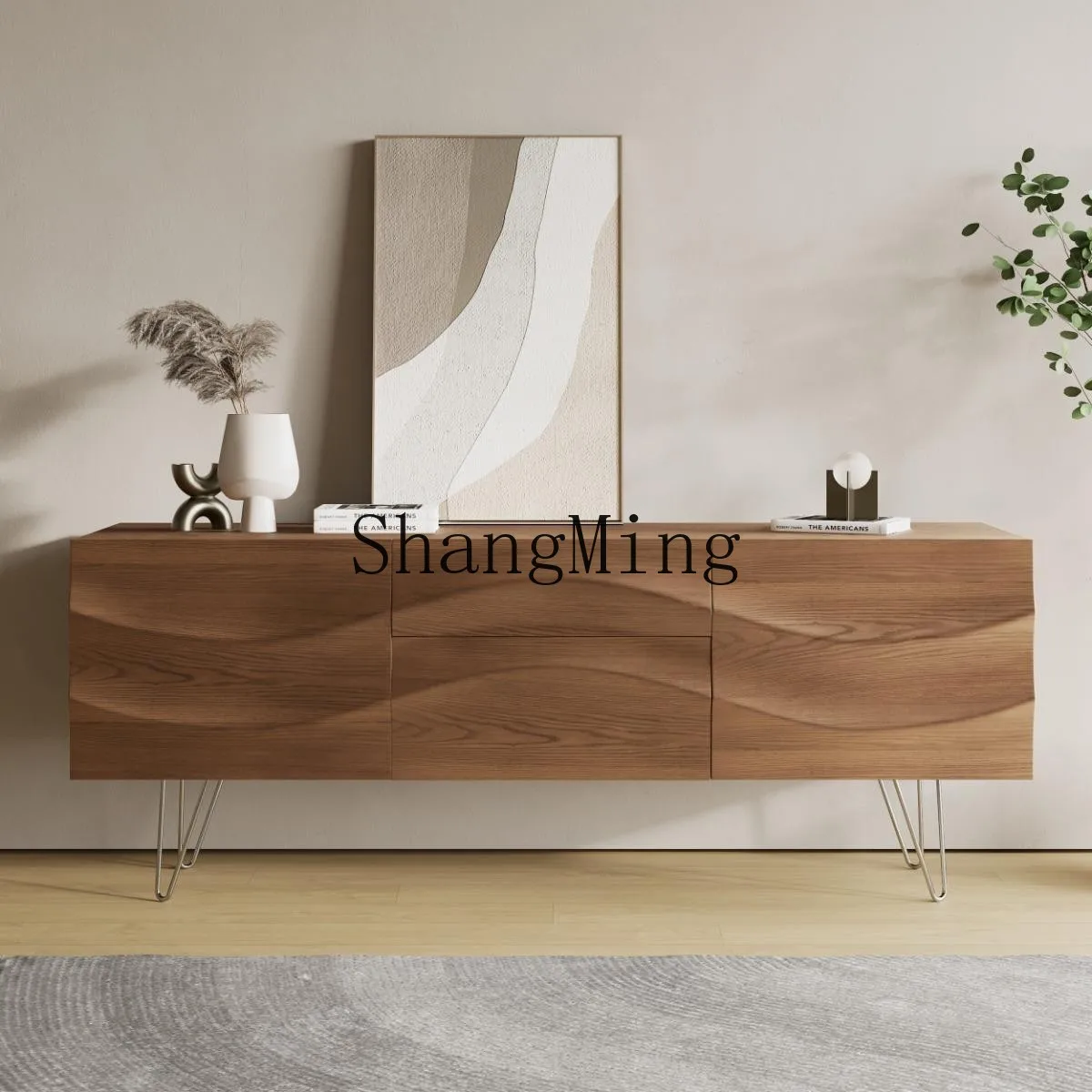 CL solid wood TV cabinet modern simple living room storage Internet celebrity ash log dining side cabinet
CL solid wood TV cabinet modern simple living room storage Internet celebrity ash log dining side cabinet