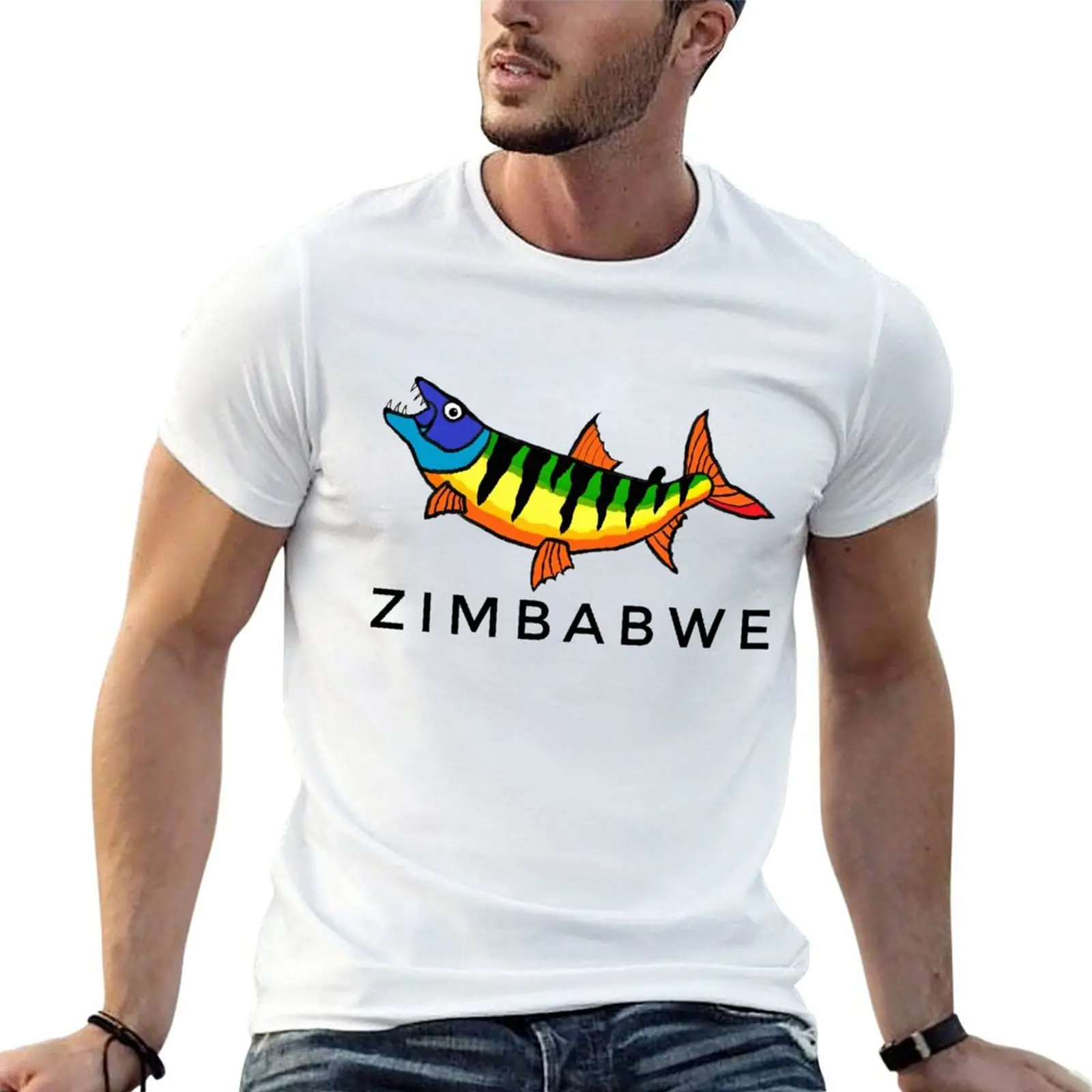 Colorful Tigerfish T-Shirt funny t shirts cotton men t shirt cotton 100% t shirts with prints T-shirt
Colorful Tigerfish T-Shirt funny t shirts cotton men t shirt cotton 100% t shirts with prints T-shirt