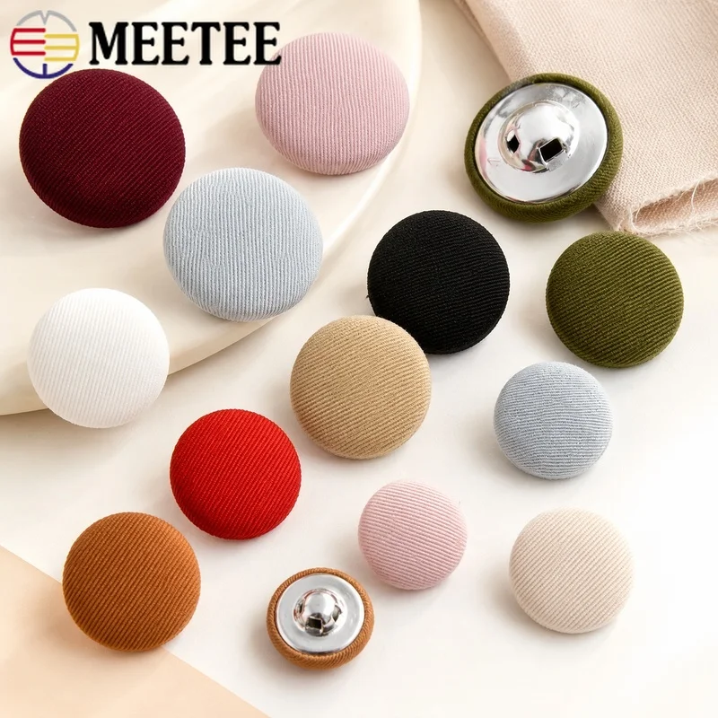 100Pcs 11-30mm Cloth Covered Buttons Round Fabric Shank for Coat Dress Garment Sewing Replacement Craft Decoration Accessory Set
100Pcs 11-30mm Cloth Covered Buttons Round Fabric Shank for Coat Dress Garment Sewing Replacement Craft Decoration Accessory Set