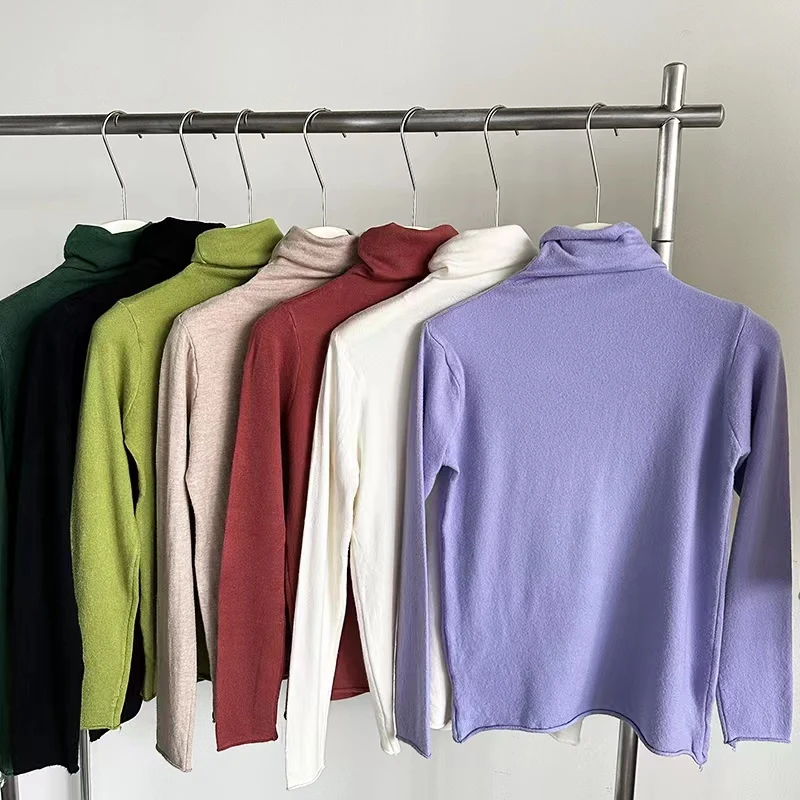 OUMEA Design Women Knitted High Neck Jumper Basic Essential Long Sleeve Tops
OUMEA Design Women Knitted High Neck Jumper Basic Essential Long Sleeve Tops