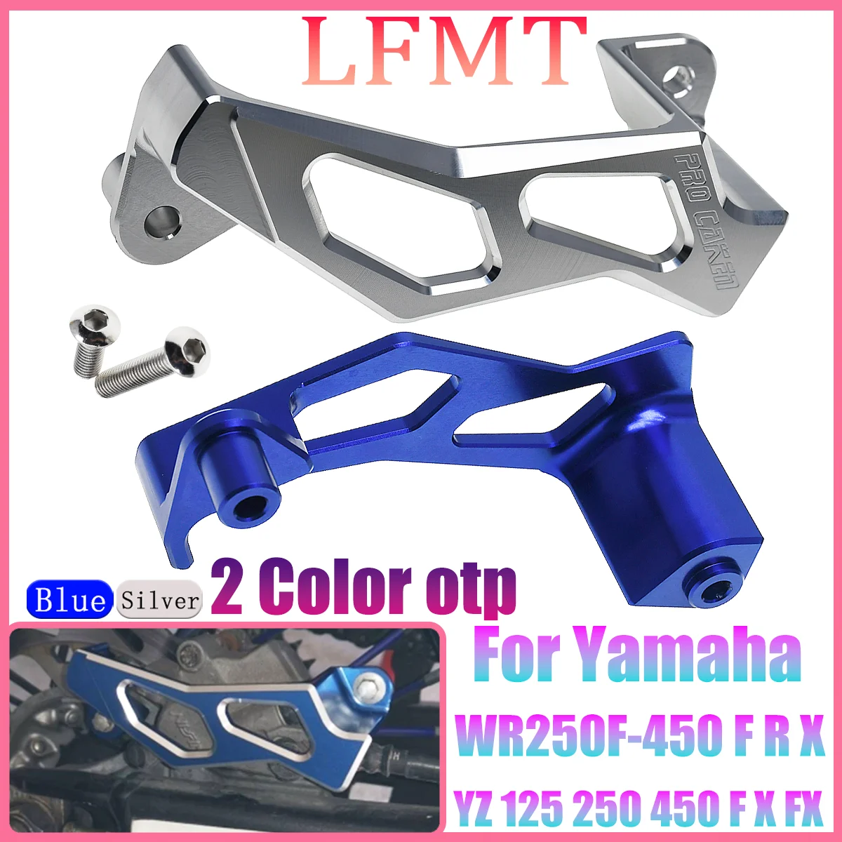 CNC Aluminum Rear Brake Caliper Guard Protector Cover For Yamaha parts WR250R WR250X YZ 125 250 250X 250F 450F 250FX 450FX 125X
CNC Aluminum Rear Brake Caliper Guard Protector Cover For Yamaha parts WR250R WR250X YZ 125 250 250X 250F 450F 250FX 450FX 125X