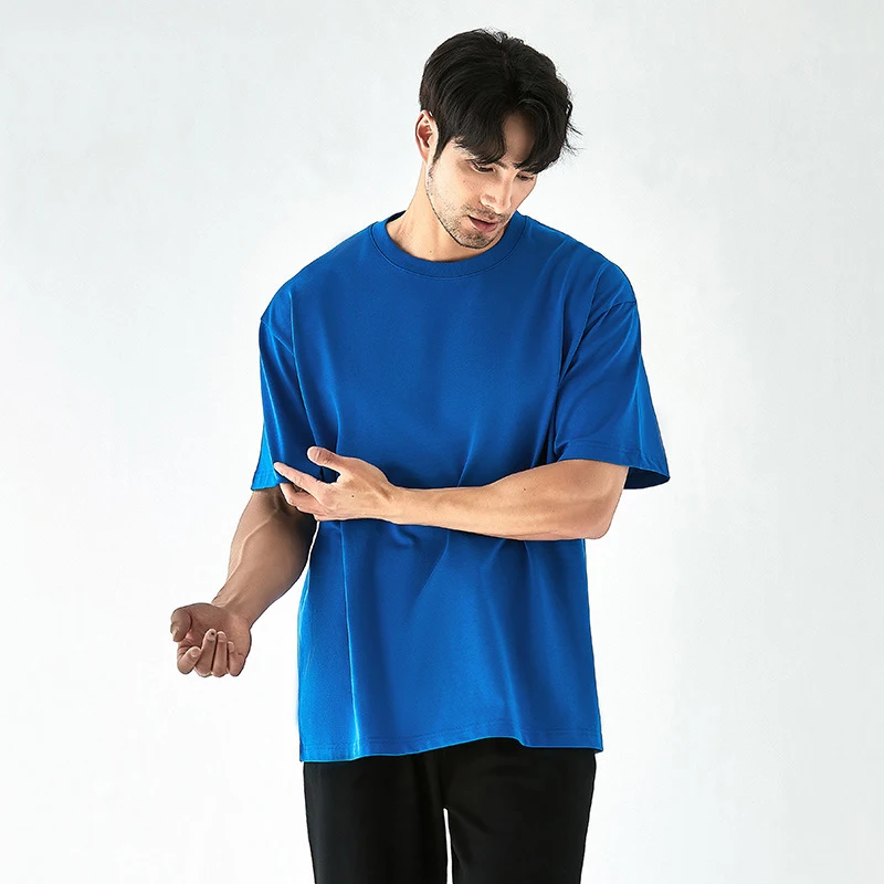 270G Heavyweight Short Sleeve Cotton T-shirts Summer Fashion Solid Color O-neck Simple Casual Loose Pullover Tees Versatile Tops
270G Heavyweight Short Sleeve Cotton T-shirts Summer Fashion Solid Color O-neck Simple Casual Loose Pullover Tees Versatile Tops