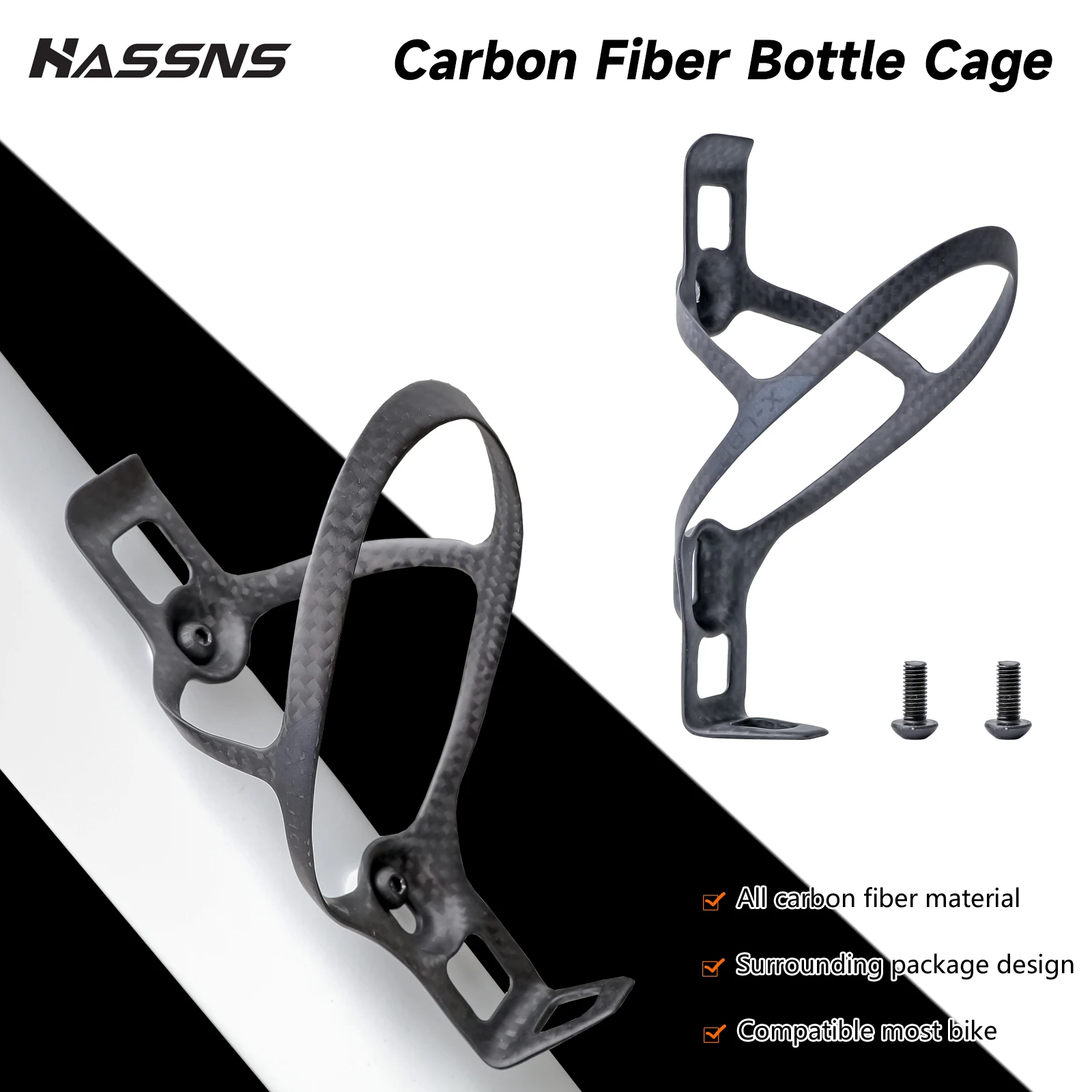 HASSNS Bicycle Water Bottle Cage 3K Carbon Fiber MTB Water Bottle holder Ultralight Portable Bottle Road Bike Carbon Bottle Cage
HASSNS Bicycle Water Bottle Cage 3K Carbon Fiber MTB Water Bottle holder Ultralight Portable Bottle Road Bike Carbon Bottle Cage