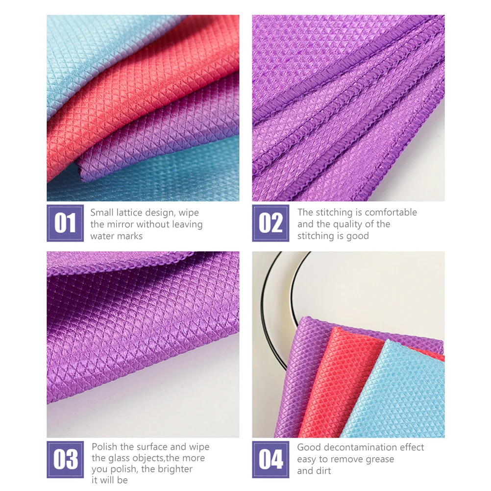 5pcs Thickened Superfine Fiber Cleaning Cloths For Kitchen Dish Towels Water Absorbent Wiping Rags Multipurpose Washing Towels
5pcs Thickened Superfine Fiber Cleaning Cloths For Kitchen Dish Towels Water Absorbent Wiping Rags Multipurpose Washing Towels