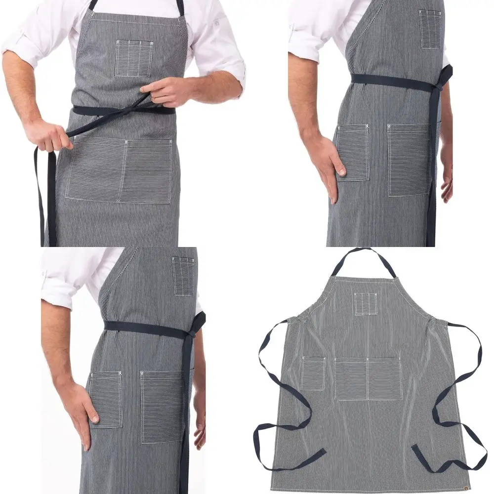 Unisex Portland Chef's Bib Apron by Chef Works
Unisex Portland Chef's Bib Apron by Chef Works