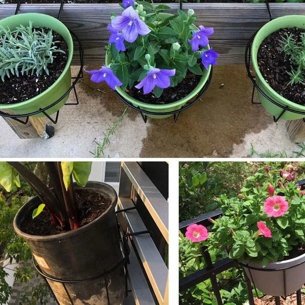 1Pcs Premium Iron Flower Pot Holder Sturdy Hanging Planter Basket with Drain Design for Kitchen Windowsill Fence Office Home
1Pcs Premium Iron Flower Pot Holder Sturdy Hanging Planter Basket with Drain Design for Kitchen Windowsill Fence Office Home