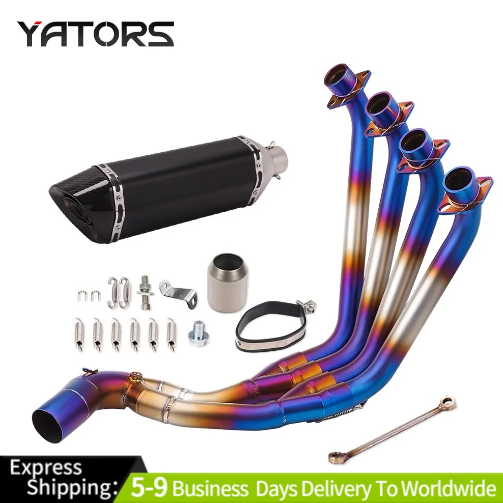 For Honda CBR650R CBR650F CB650F/R 14-23 Exhaust Systems Exhausts Pipes Whole Exhaust Pipe Slip On Escape Blue
For Honda CBR650R CBR650F CB650F/R 14-23 Exhaust Systems Exhausts Pipes Whole Exhaust Pipe Slip On Escape Blue