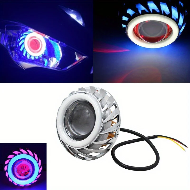 1 шт. светодиодная мотоциклетная фара Angel Devil Eye, двухцветная, простая установка, ≤36 В, для транспортных средств, батарея не требуется
1 шт. светодиодная мотоциклетная фара Angel Devil Eye, двухцветная, простая установка, ≤36 В, для транспортных средств, батарея не требуется