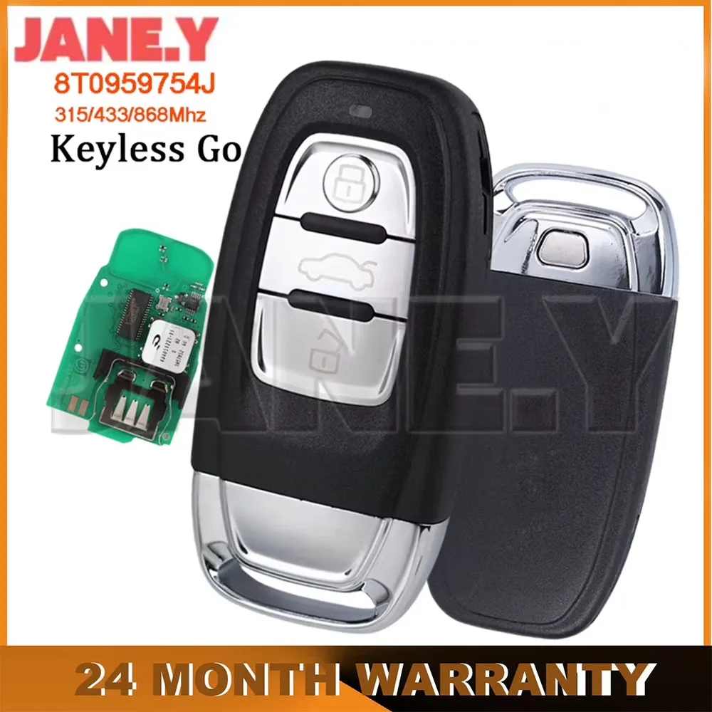 Auto Smart Car Key For Audi S6 Q5 A4 A5 A7 A6L FCCID 754J 754D/H/F/C/B 315/433/868Mhz Keyless Go Remote Control Key Uncut Blade
Auto Smart Car Key For Audi S6 Q5 A4 A5 A7 A6L FCCID 754J 754D/H/F/C/B 315/433/868Mhz Keyless Go Remote Control Key Uncut Blade