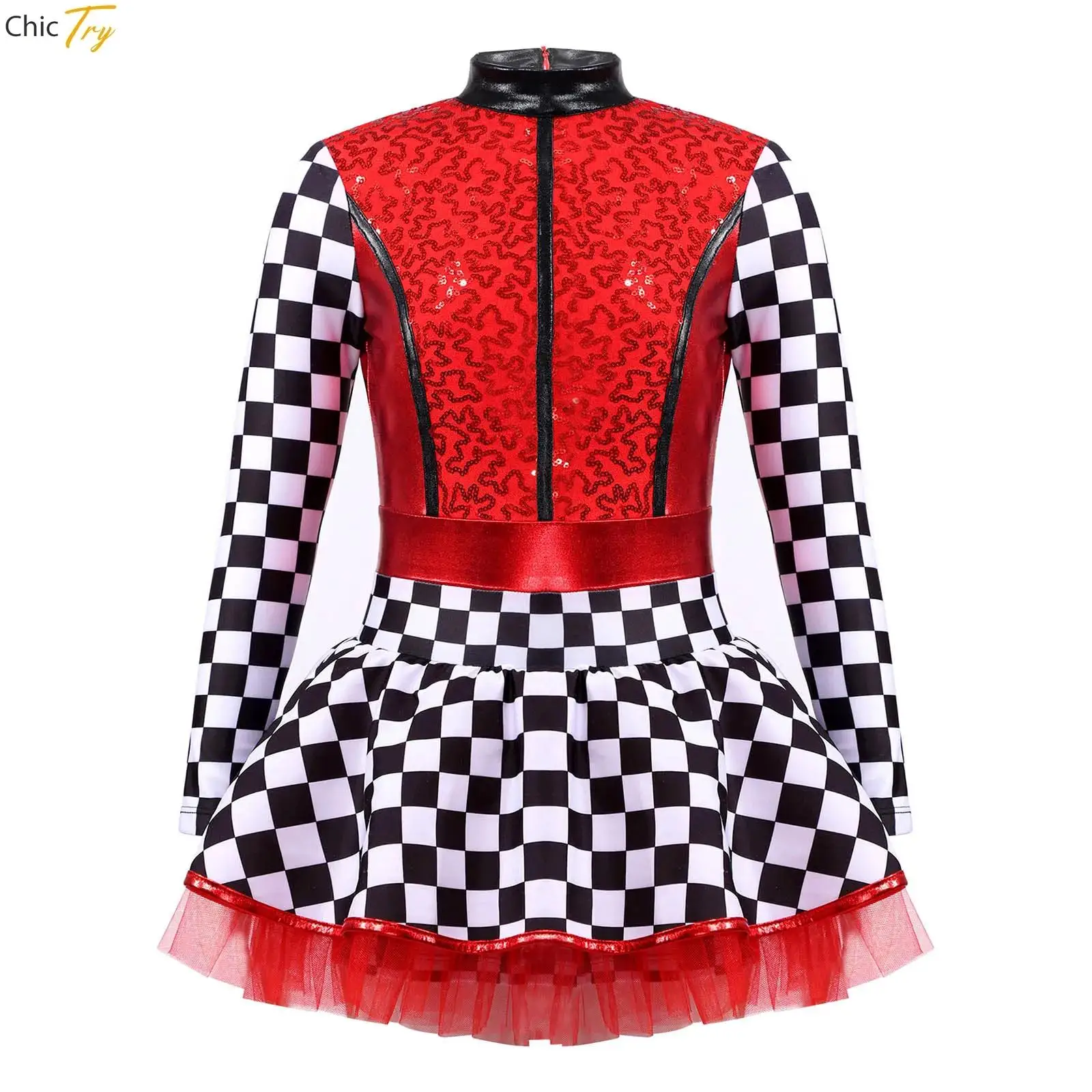 Карнавальный гонщик для девочек, гоночный водитель, пилот, карнавальный костюм для вечеринки, балетное платье-пачка, комбинезон с длинными рукавами и пайетками в шахматном порядке
Карнавальный гонщик для девочек, гоночный водитель, пилот, карнавальный костюм для вечеринки, балетное платье-пачка, комбинезон с длинными рукавами и пайетками в шахматном порядке