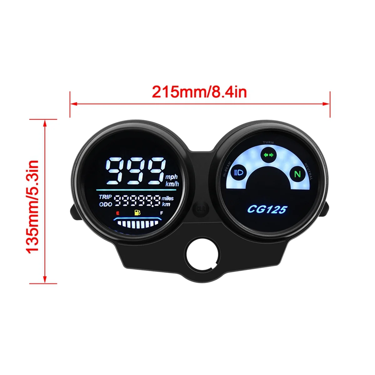 1PC Motorcycle LED Digital Dashboard Durable Parts Tachometer Speedometer Gauge for Honda CG125
1PC Motorcycle LED Digital Dashboard Durable Parts Tachometer Speedometer Gauge for Honda CG125