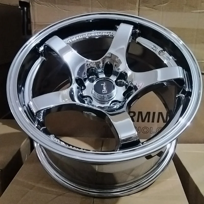 15 Inch Et15 Pcd8x100-114.3 Casting A3562 Aluminum Alloy Chrome Wheel Rims in Stock for All Brands 
15 Inch Et15 Pcd8x100-114.3 Casting A3562 Aluminum Alloy Chrome Wheel Rims in Stock for All Brands