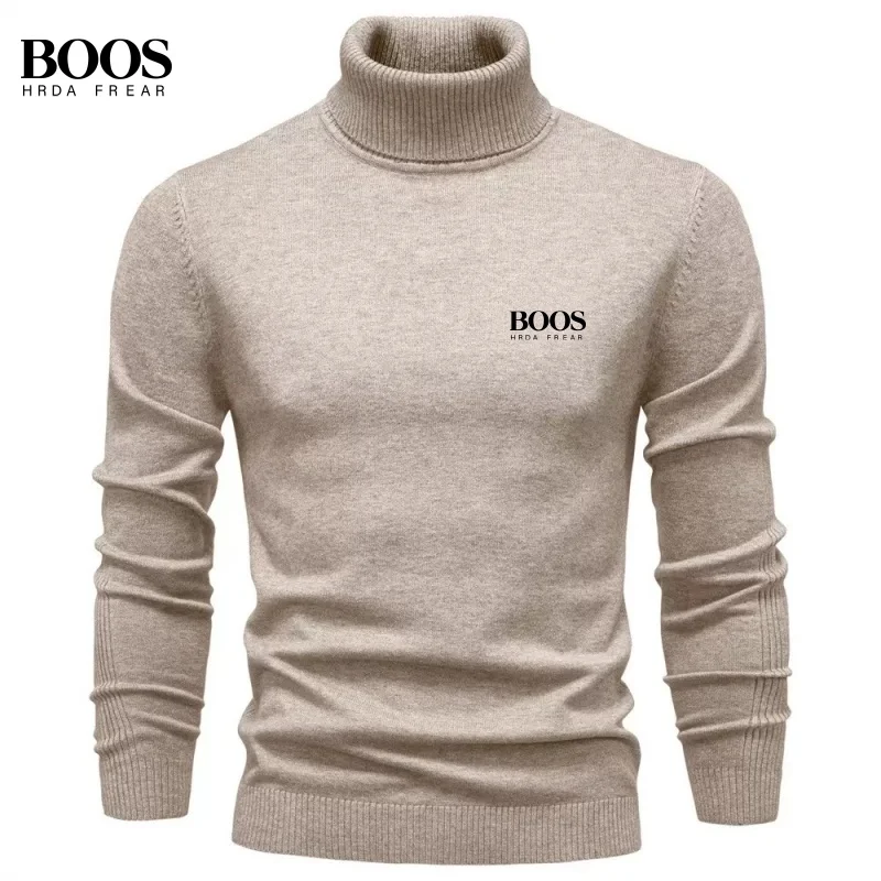 Мужской свитер с высоким воротником и длинными рукавами, высококачественный, новый, модный, повседневный, теплый и универсальный, для осени и зимы.
Мужской свитер с высоким воротником и длинными рукавами, высококачественный, новый, модный, повседневный, теплый и универсальный, для осени и зимы.