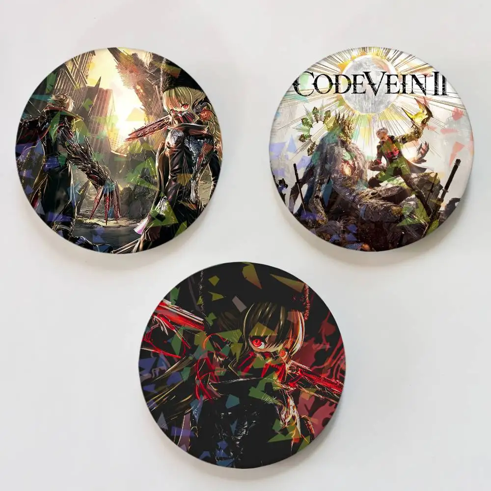 Значки-броши Game Code Vein для рюкзаков, портфелей, одежды, лазерные броши, подарки
Значки-броши Game Code Vein для рюкзаков, портфелей, одежды, лазерные броши, подарки