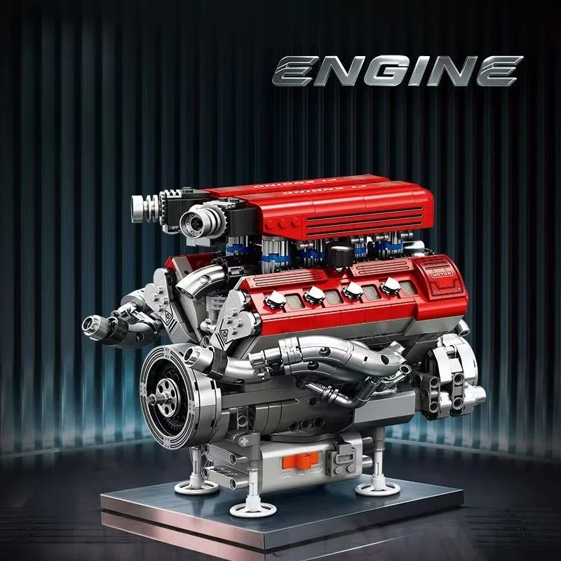 1101PCS Formula Racing Engine Building Blocks V8 Engine Model Technology Bricks Desktop Ornament Kids Holiday Gifts DIY Toys
1101PCS Formula Racing Engine Building Blocks V8 Engine Model Technology Bricks Desktop Ornament Kids Holiday Gifts DIY Toys