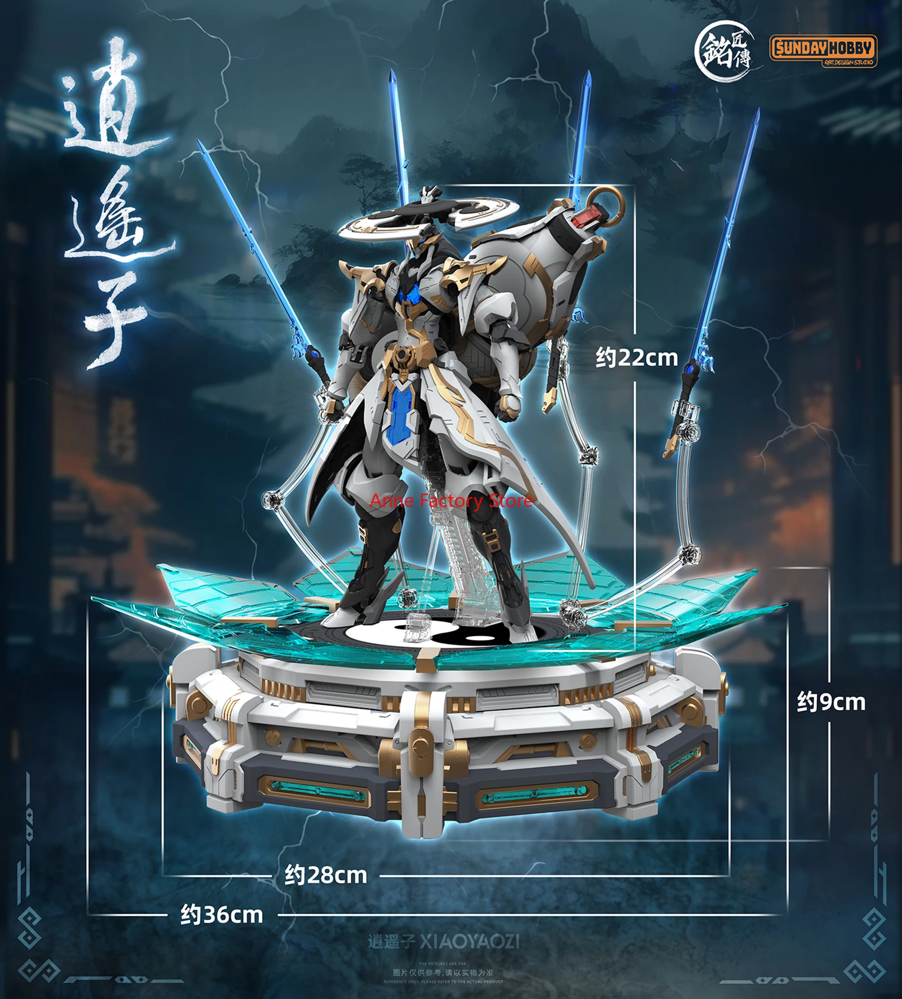 In Stock Genuine 22cm SUNDAY HOBBY Mingjiang Biography Xiaoyaozi 1:100 Action Figure Cultivator Guochuang Mecha Assembly Model
In Stock Genuine 22cm SUNDAY HOBBY Mingjiang Biography Xiaoyaozi 1:100 Action Figure Cultivator Guochuang Mecha Assembly Model