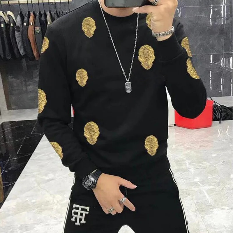 Winter 2023 Brand Men's Hoodie Diamond Rhinestone Hoody Fleece Warm Sweatshirt Street Casual
Winter 2023 Brand Men's Hoodie Diamond Rhinestone Hoody Fleece Warm Sweatshirt Street Casual