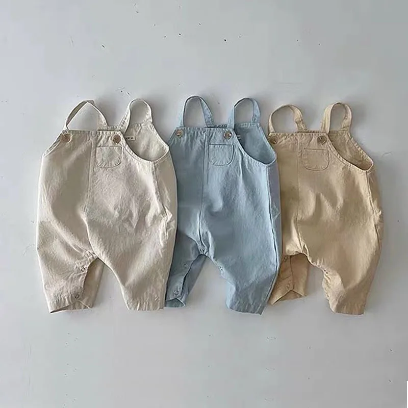 Cute Infant Strap Jumpsuit Kids Boys Girls Casual Overalls Newborn Clothes Summer New Baby Sleeveless Cotton Rompers
Cute Infant Strap Jumpsuit Kids Boys Girls Casual Overalls Newborn Clothes Summer New Baby Sleeveless Cotton Rompers