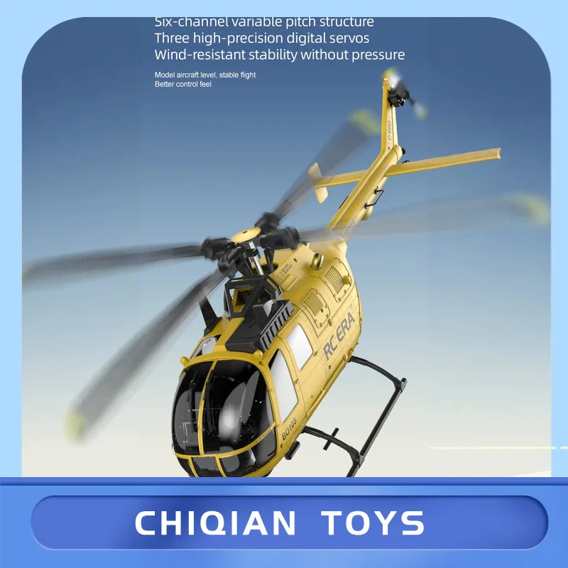 RC ERA C180 BO105 Rc Helicopter Six Channel Single Rotor No Aileron Scale Intelligent Positioning Stunt Model For Adult Hobby
RC ERA C180 BO105 Rc Helicopter Six Channel Single Rotor No Aileron Scale Intelligent Positioning Stunt Model For Adult Hobby