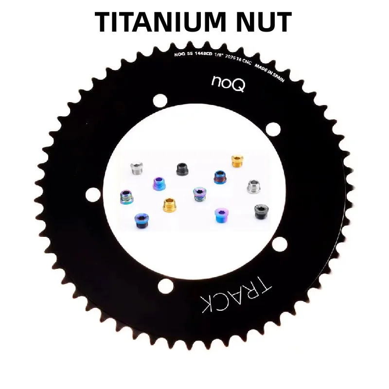 S-PARTS 5pcs Track bike chainring nut for ROTOR chainring titanium screw
S-PARTS 5pcs Track bike chainring nut for ROTOR chainring titanium screw