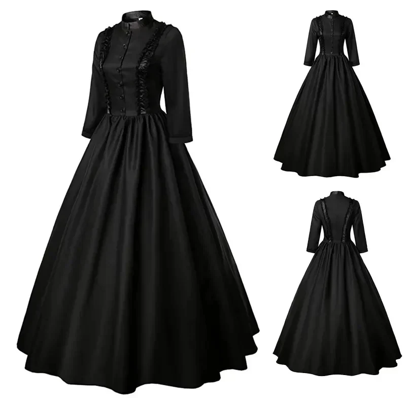 ❤️❤️❤️Medieval Victorian Retro Princess Cosplay Costume For Women Halloween Court Royal Gothic Elegant Vampire Bride Swing❤️⭐️❤️
❤️❤️❤️Medieval Victorian Retro Princess Cosplay Costume For Women Halloween Court Royal Gothic Elegant Vampire Bride Swing❤️⭐️❤️