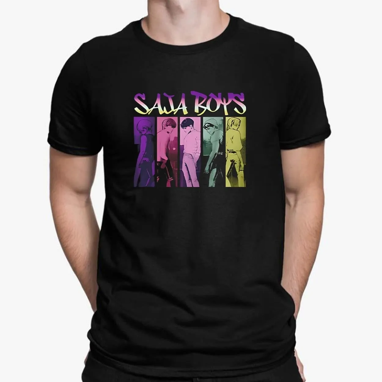 Saja Boys KPop Demon Hunters 2025 T-Shirt Short Sleeve Tees Funny T-Shirts Men's Clothing Brands Men's Summer Top Men's
Saja Boys KPop Demon Hunters 2025 T-Shirt Short Sleeve Tees Funny T-Shirts Men's Clothing Brands Men's Summer Top Men's