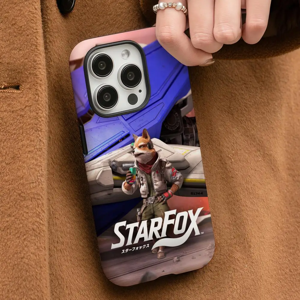 S-Stars Fox Game Phone Case For iPhone 17 16 15 14 13 12 Pro Max Plus Glossy HD Double-Layer Liquid Back Film Hard Shell
S-Stars Fox Game Phone Case For iPhone 17 16 15 14 13 12 Pro Max Plus Glossy HD Double-Layer Liquid Back Film Hard Shell