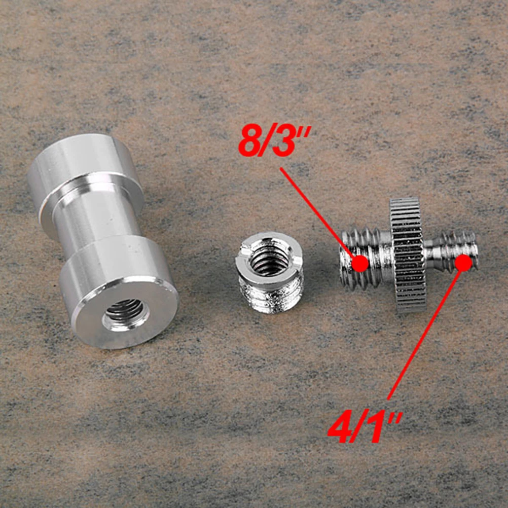 18pcs 1/4 Inch 3/8 Inch Camera Tripod Mount Screw Adapter Set Durable Metal For Photography Studio Equipment Camera Accessories
18pcs 1/4 Inch 3/8 Inch Camera Tripod Mount Screw Adapter Set Durable Metal For Photography Studio Equipment Camera Accessories